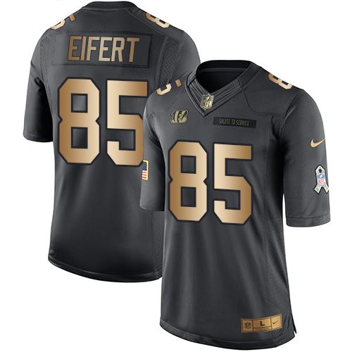 Tyler Eifert Cincinnati Bengals black Salute To Service jersey