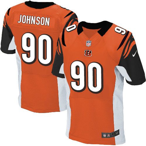 Michael Johnson Cincinnati Bengals orange Elite jersey