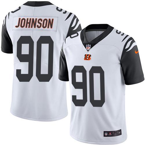 Michael Johnson Cincinnati Bengals white jersey