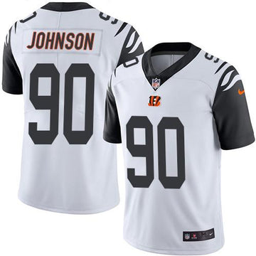 Michael Johnson Cincinnati Bengals white jersey