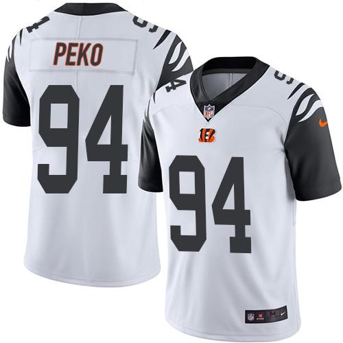 Domata Peko Cincinnati Bengals white jersey