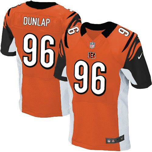 Carlos Dunlap Cincinnati Bengals orange Elite jersey
