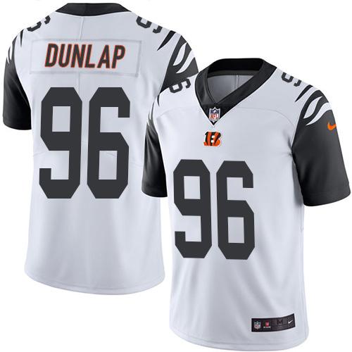 Carlos Dunlap Cincinnati Bengals white jersey