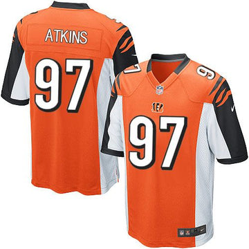 Geno Atkins Cincinnati Bengals orange Elite jersey