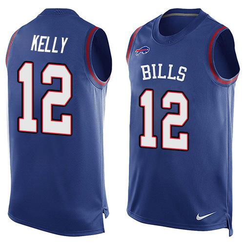 Jim Kelly Buffalo Bills royal jersey