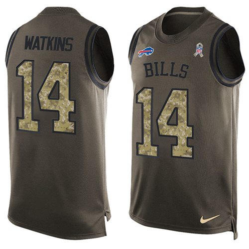Sammy Watkins Buffalo Bills green Salute To Service jersey