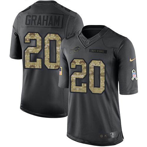 Corey Graham Buffalo Bills black Salute To Service jersey