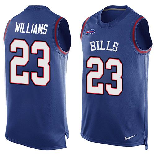 Aaron Williams Buffalo Bills royal jersey