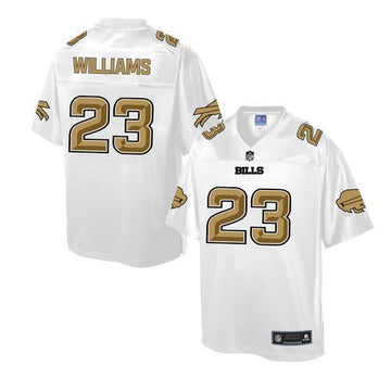 Aaron Williams Buffalo Bills white Pro Line jersey