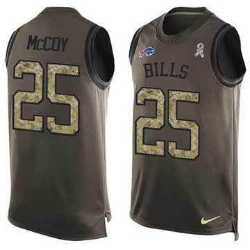 LeSean McCoy Buffalo Bills green Salute To Service jersey