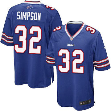 O J Simpson Buffalo Bills royal Elite jersey