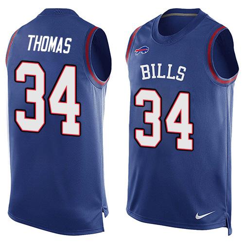 Thurman Thomas Buffalo Bills royal jersey