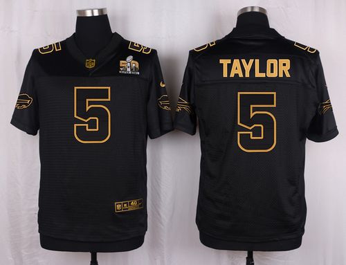 Tyrod Taylor Buffalo Bills black Gold Collection jersey