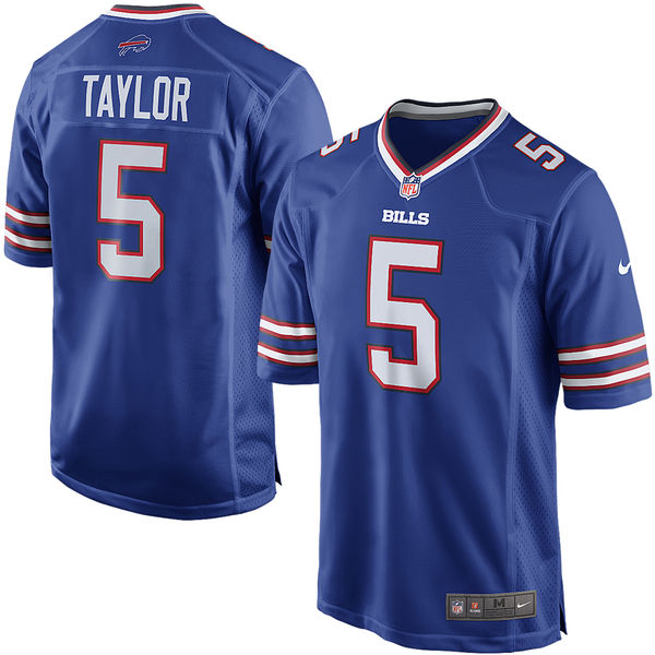 Tyrod Taylor Buffalo Bills blue Elite jersey