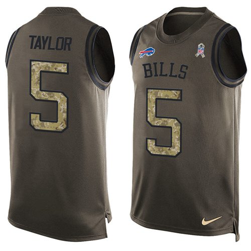 Tyrod Taylor Buffalo Bills green Salute To Service jersey