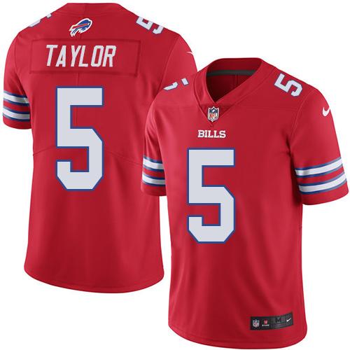 Tyrod Taylor Buffalo Bills red jersey