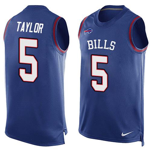 Tyrod Taylor Buffalo Bills royal jersey