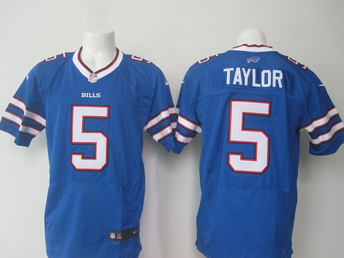 Tyrod Taylor Buffalo Bills royal Elite jersey