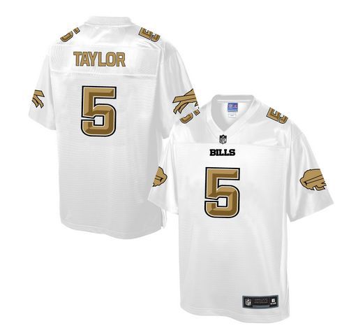 Tyrod Taylor Buffalo Bills white Pro Line jersey