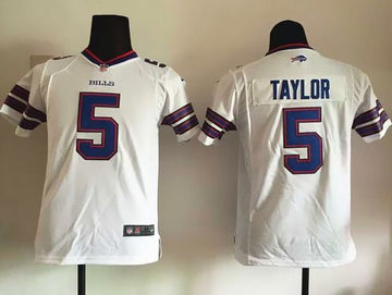 Tyrod Taylor Buffalo Bills white Elite jersey