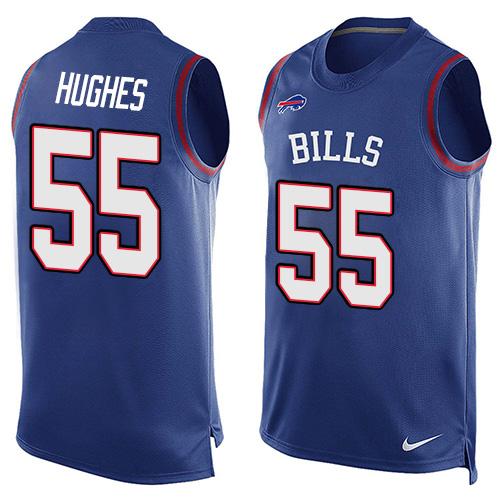 Jerry Hughes Buffalo Bills royal jersey