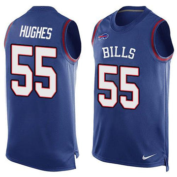 Jerry Hughes Buffalo Bills royal jersey