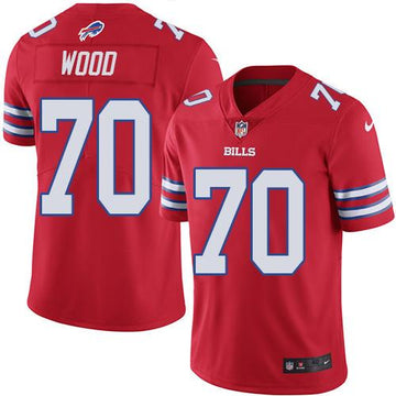 Eric Wood Buffalo Bills red Elite jersey