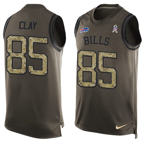 Charles Clay Buffalo Bills green Salute To Service jersey