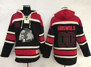 Clark Griswold Chicago Blackhawks black jersey