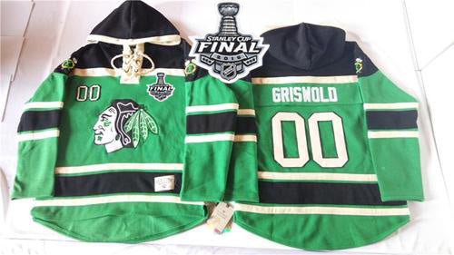 Clark Griswold Chicago Blackhawks green jersey