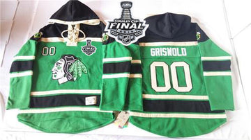 Clark Griswold Chicago Blackhawks green jersey