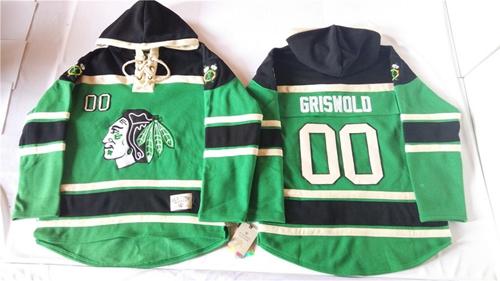 Clark Griswold Chicago Blackhawks green jersey