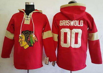 Clark Griswold Chicago Blackhawks red jersey