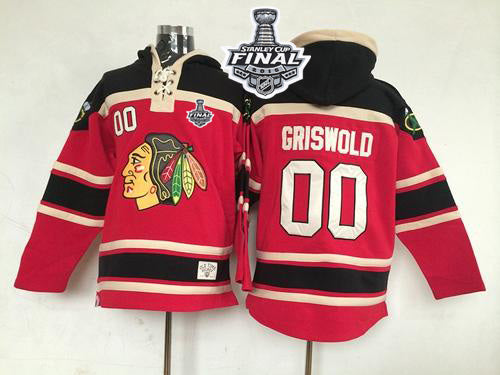 Clark Griswold Chicago Blackhawks red jersey