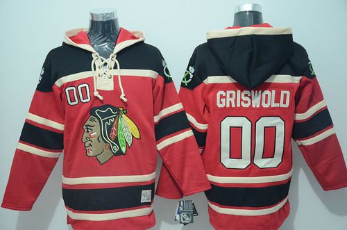 Clark Griswold Chicago Blackhawks red jersey
