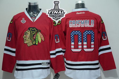 Clark Griswold Chicago Blackhawks red Fashion jersey