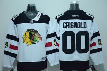 Clark Griswold Chicago Blackhawks white Stadium Series jersey