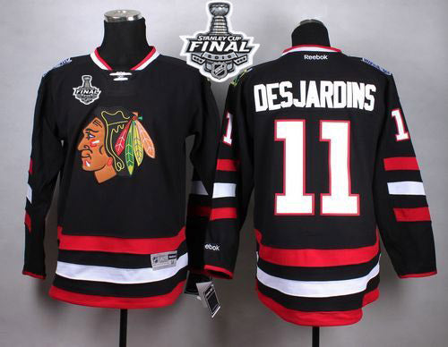 Andrew Desjardins Chicago Blackhawks black jersey