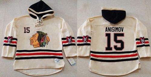 Artem Anisimov Chicago Blackhawks cream jersey