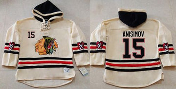 Artem Anisimov Chicago Blackhawks cream jersey