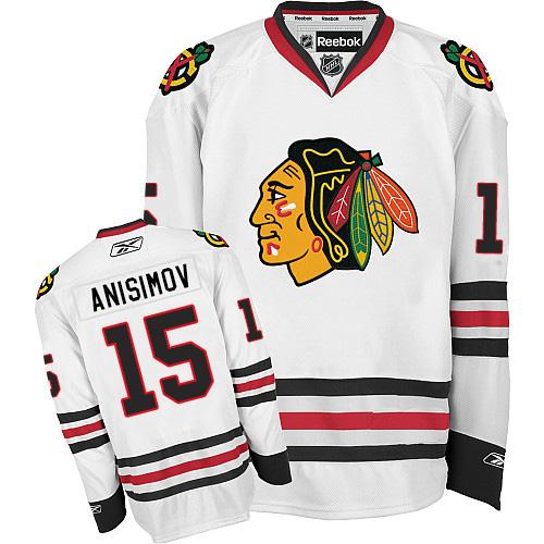 Artem Anisimov Chicago Blackhawks white jersey