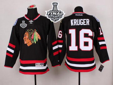 Marcus Kruger Chicago Blackhawks black Stadium Series jersey