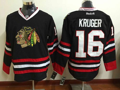 Marcus Kruger Chicago Blackhawks black jersey