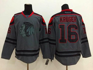 Marcus Kruger Chicago Blackhawks charcoal Fashion jersey