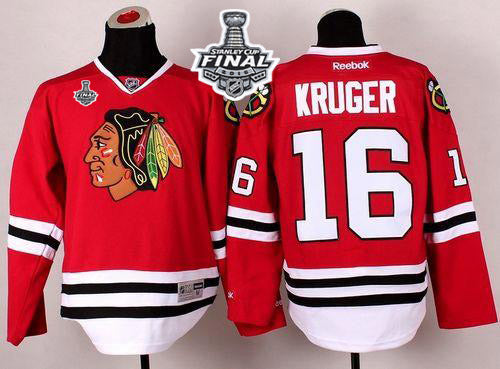 Marcus Kruger Chicago Blackhawks red jersey