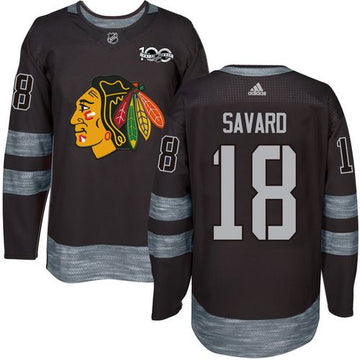 Denis Savard Chicago Blackhawks black jersey