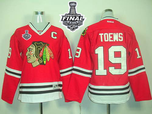 Janathan Toews Chicago Blackhawks red Home jersey