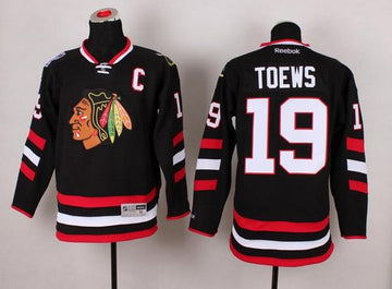 Jonathan Toews Chicago Blackhawks black Stadium Series jersey