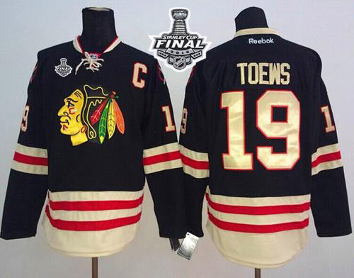 Jonathan Toews Chicago Blackhawks black Winter Classic jersey
