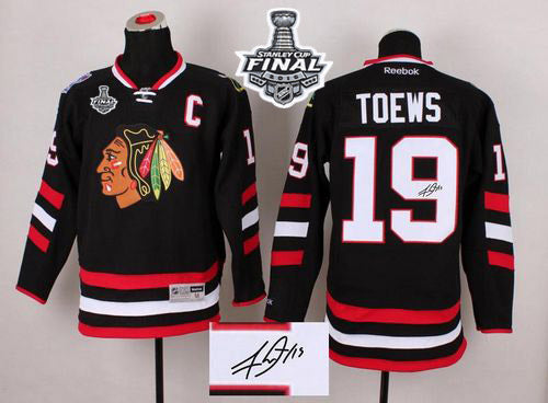 Jonathan Toews Chicago Blackhawks black jersey